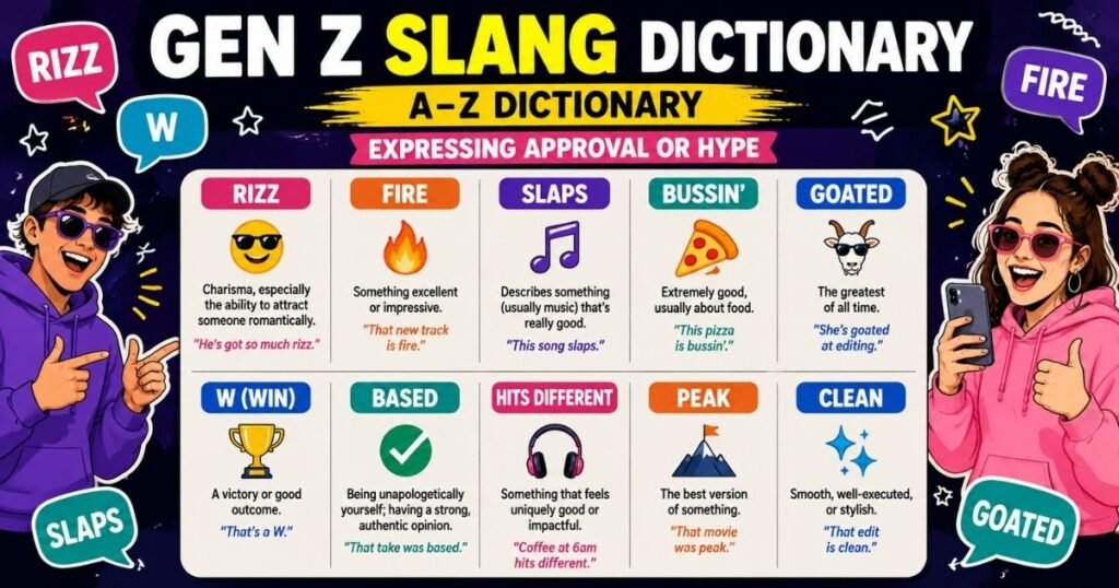 Gen Z Slang Dictionary: A–Z Dictionary
