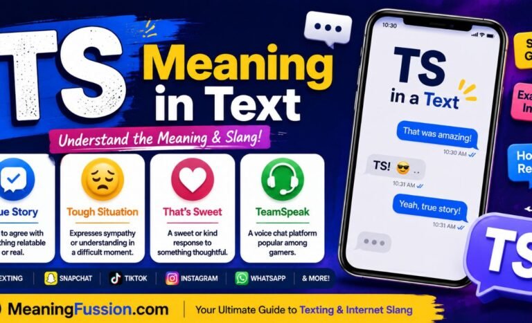 TS meaning in text