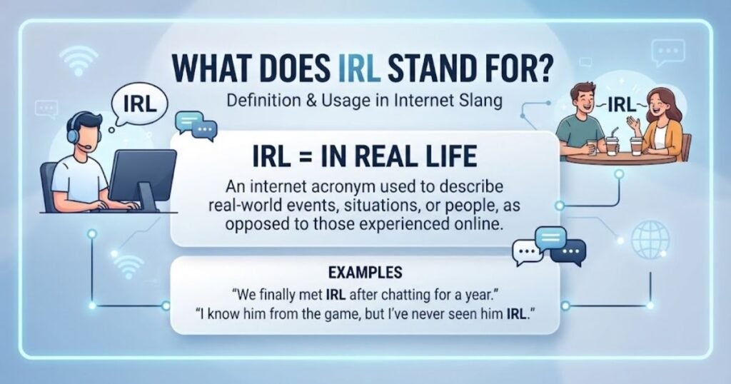 What Does IRL Mean