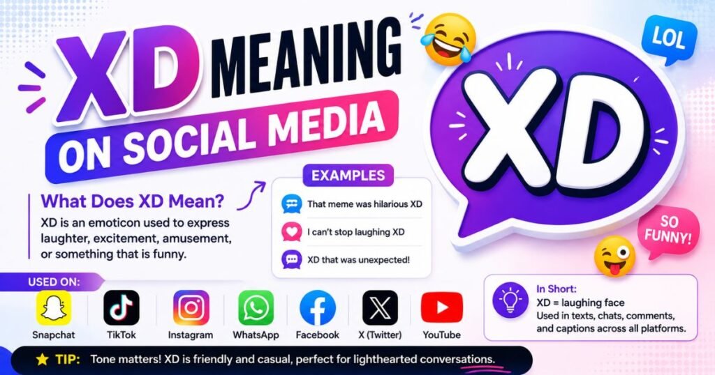 XD Meaning On Social Media