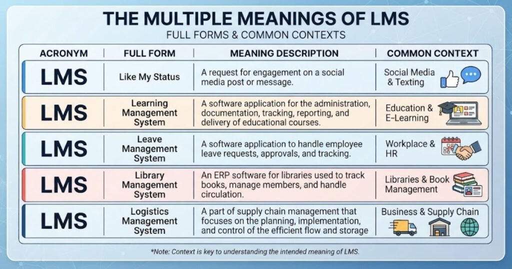 lms meaning in text