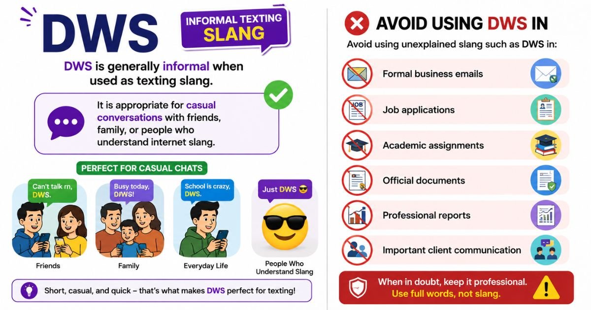 dws meaning in slang