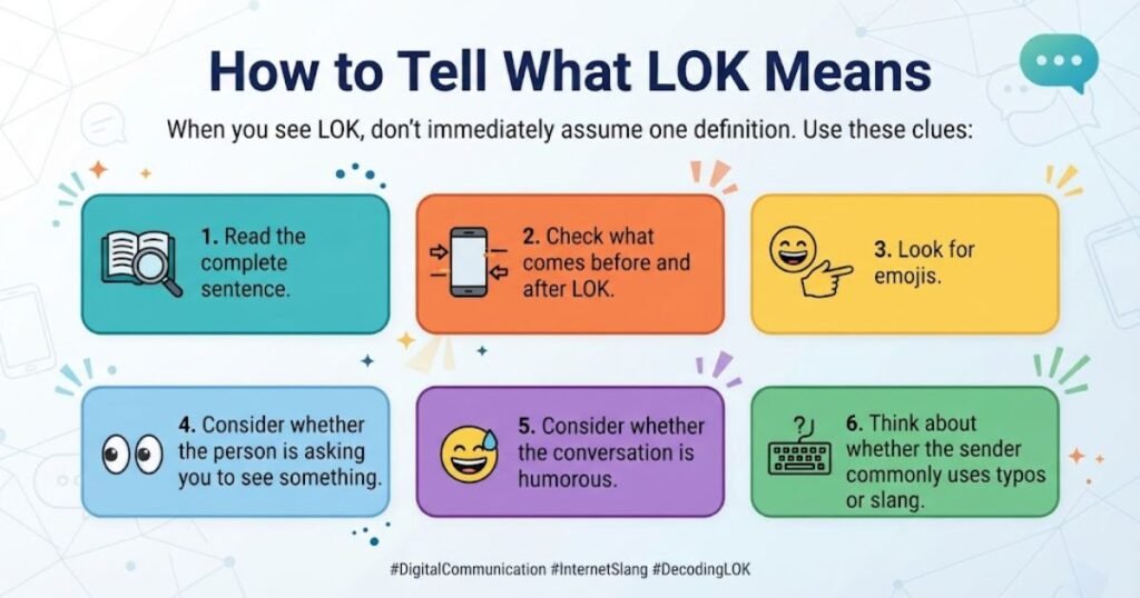 how to tell what lok mean