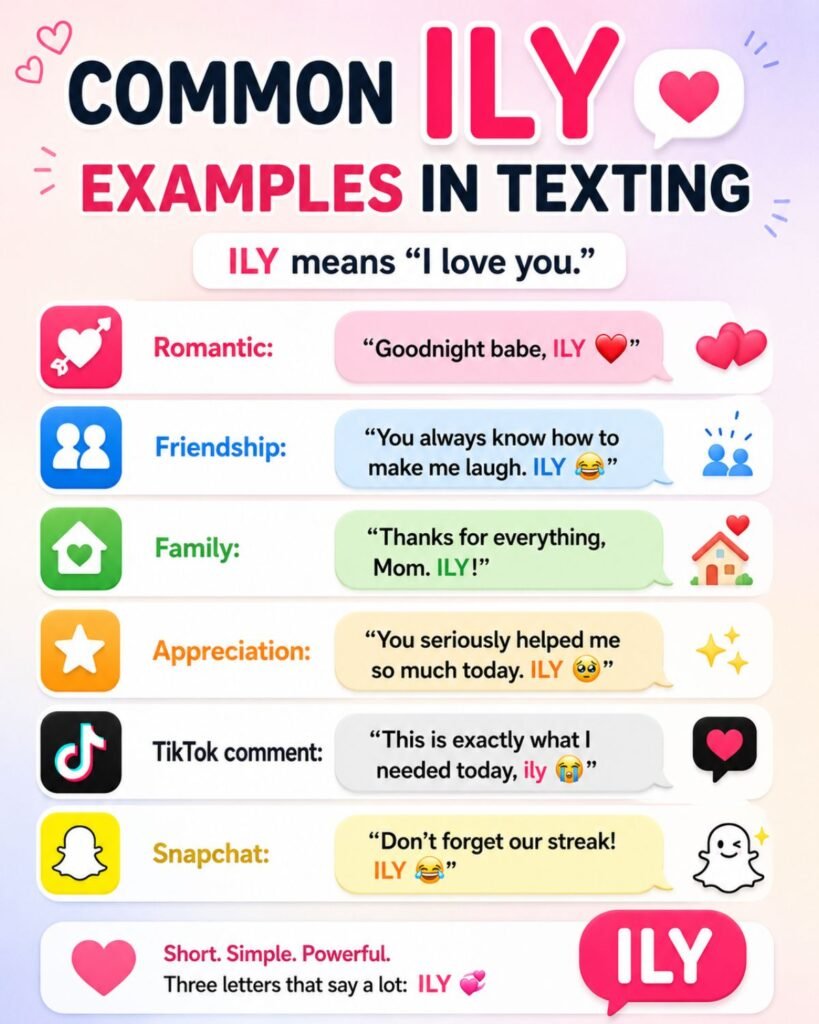 ilv example in texting