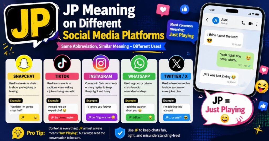 jp text meaning in social media