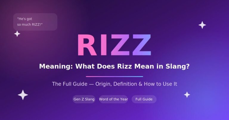 rizz meaning & slang