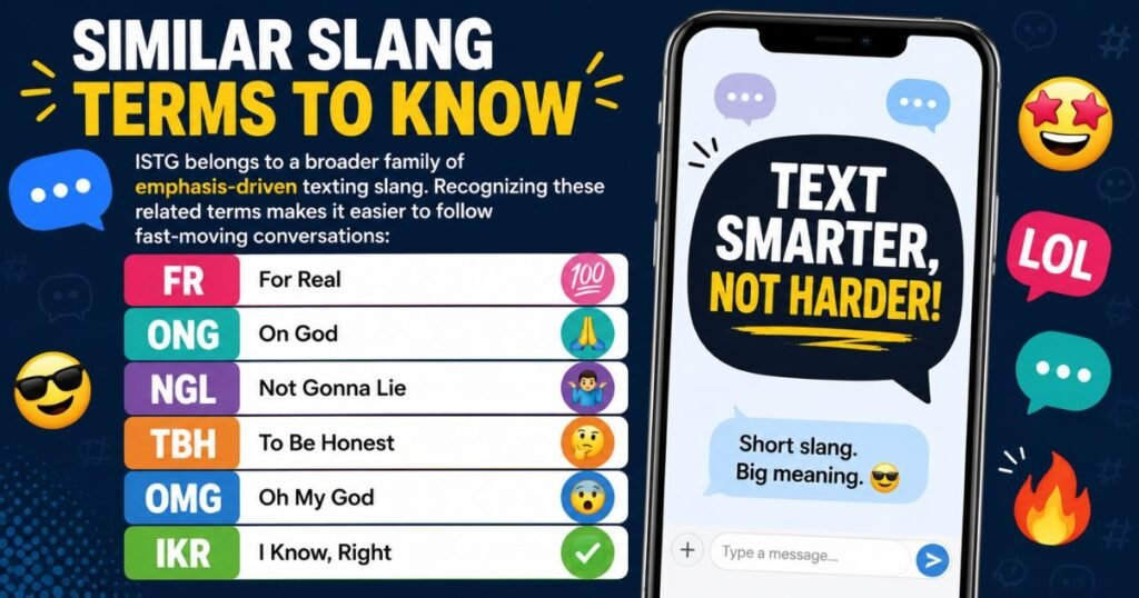 similar slang terms to know 
