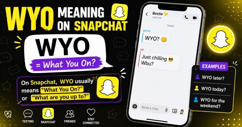 wyo meaning on snapchat