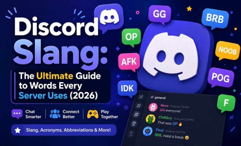 Discord Slang: The Ultimate Guide to Words Every Server Uses (2026)