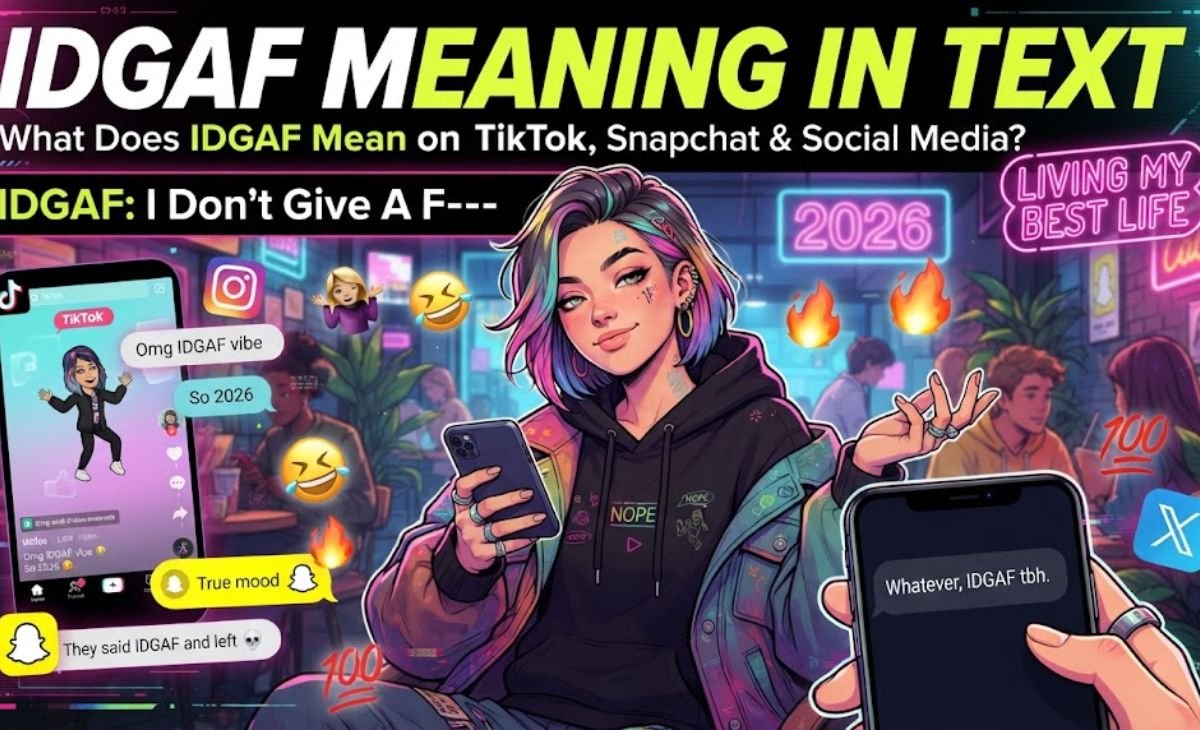 IDGAF Meaning in Text What Does IDGAF Mean on TikTok, Snapchat & Social Media