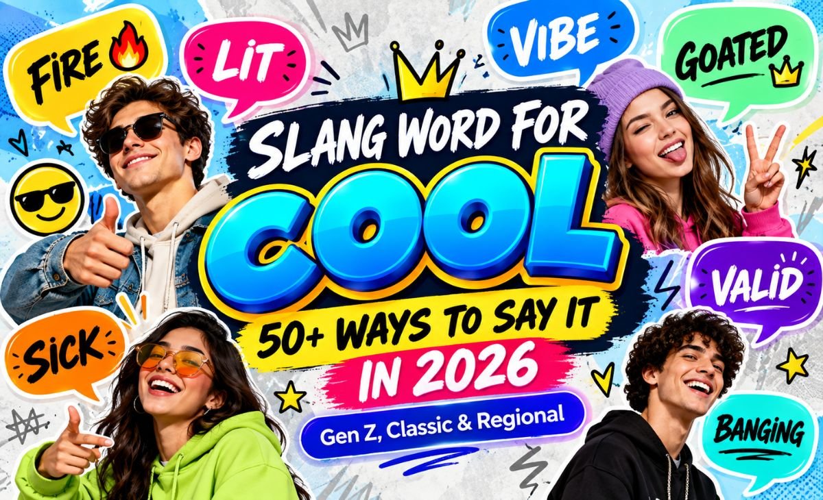Slang Word for Cool 50+ Ways to Say It in 2026 (Gen Z, Classic & Regional)