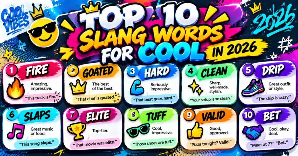 Top 10 Slang Words for Cool in 2026