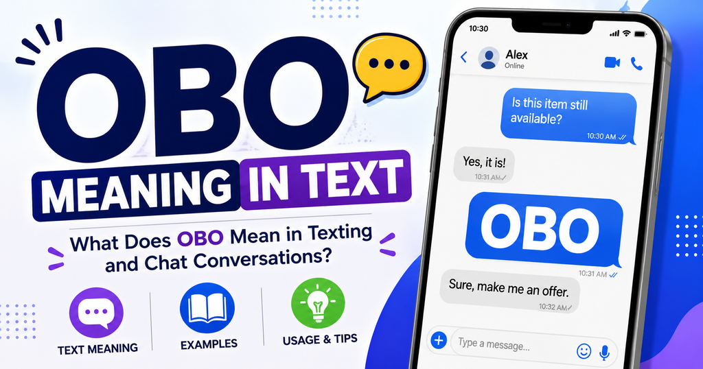 obo meaning in text