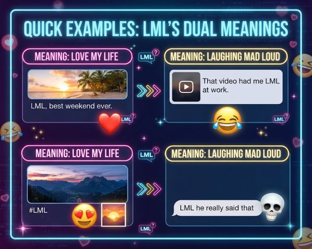 quick examples LML dual meanings