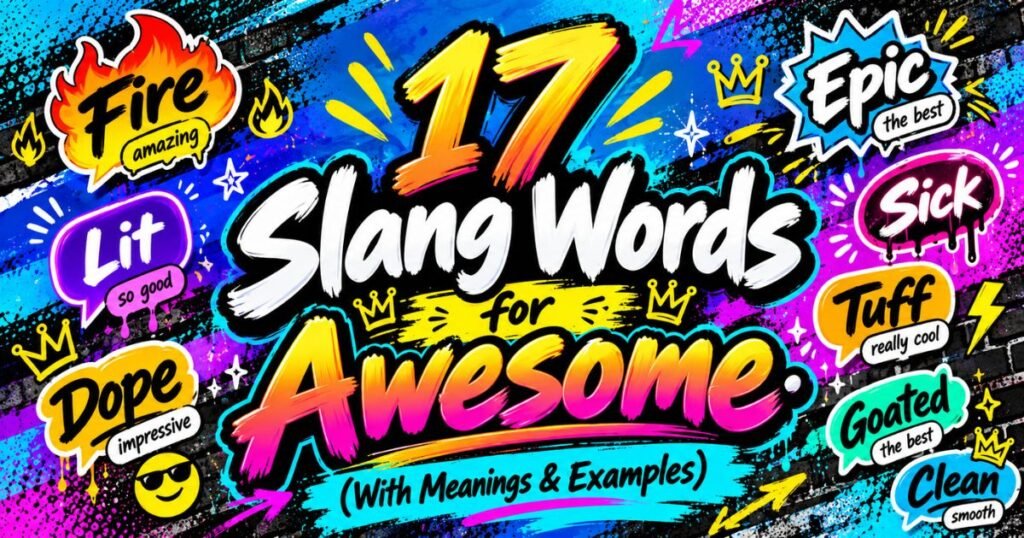 slang words for awesome