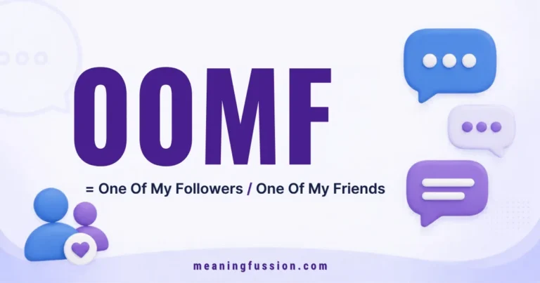 OOMF meaning: One Of My Followers or One Of My Friends